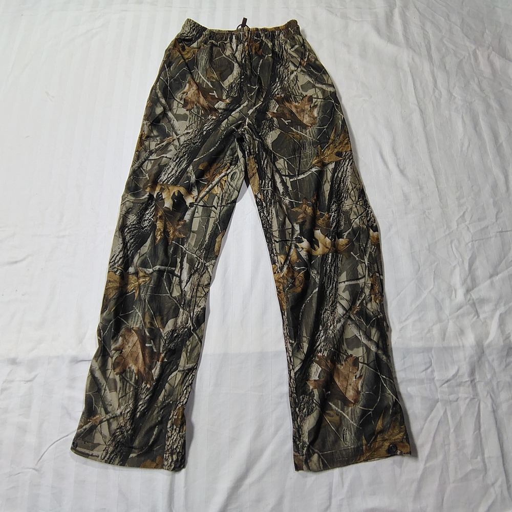 Gamehide Realtree Hardwoods Men Size M Camo Polyester Mesh Lined Hunting Pants